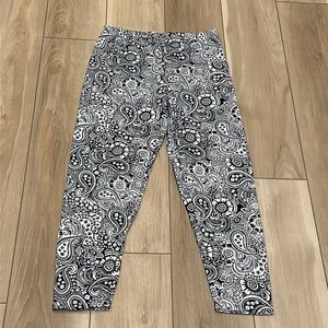 EUC Magid Brand Plus Size Women’s Casual Stretch Leggings Tights Blue & White